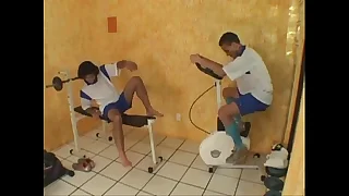 Anal ramming dong eating horny latin gay jocks unsightly session